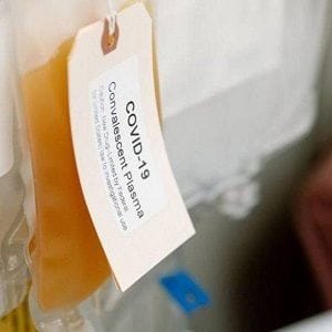 Positive signs from plasma treatment tests on 20,000 COVID-19 patients Positive signs from plasma treatment tests on 20,000 COVID-19 patients